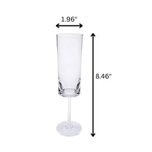 Load image into Gallery viewer, Oval Halo - Acrylic Champagne Flutes (Set of 4)
