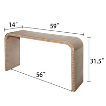 Load image into Gallery viewer, Waterfall Console Table
