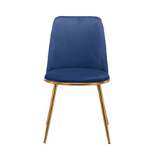 Load image into Gallery viewer, Upholstered Velvet Dining Side Chair - Blue
