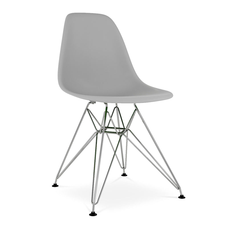 Steel Dining Side Chair - Gray