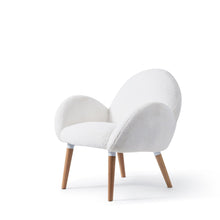 Load image into Gallery viewer, Imitation Lamb Fabric Sofa Chair - White
