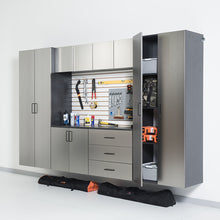 Load image into Gallery viewer, Astro Series - Wall Mounted Base Door Storage Cabinet - Metallic Gray
