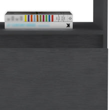 Load image into Gallery viewer, 15.8" x 15.8" x 20.5" One Drawer Faux Wood Nightstand - Black
