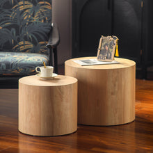 Load image into Gallery viewer, Modern Round Nesting Coffee Table (Set of 2)
