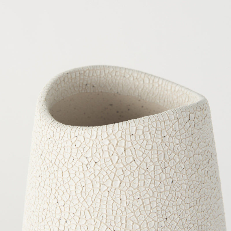 Abstract Cylinder Table Vase (397589) - Cream