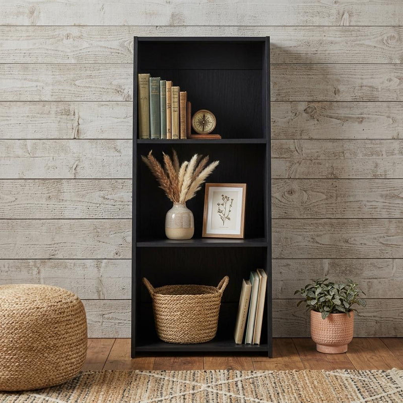 Three Tier Bookcase (733293) - Black