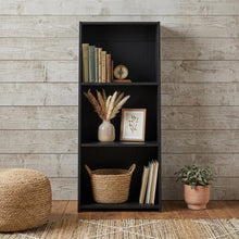 Load image into Gallery viewer, Three Tier Bookcase (733293) - Black

