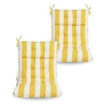 Load image into Gallery viewer, 2 Piece High Back Patio Chair Cushion Set, Tufted Adirondack And Rocking Chair Cushions
