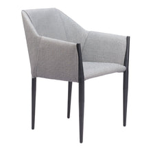 Load image into Gallery viewer, Faux Leather Dining Arm Chairs (Set of 2) - Gray
