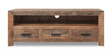 Load image into Gallery viewer, Solid Wood Console Table - Natural And Brown
