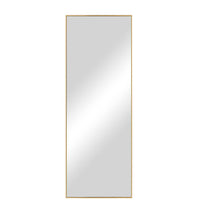 Load image into Gallery viewer, 71" Metal Leaning Framed Full Length Mirror - Gold
