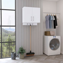 Load image into Gallery viewer, Wood Floating Double Door Bathroom Vanity (520582) - White

