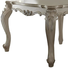 Load image into Gallery viewer, 55" Solid Wood And Solid Manufactured Wood Dining Table - Antiqued White
