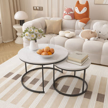 Load image into Gallery viewer, Round Nesting Coffee Table (Set of 2)
