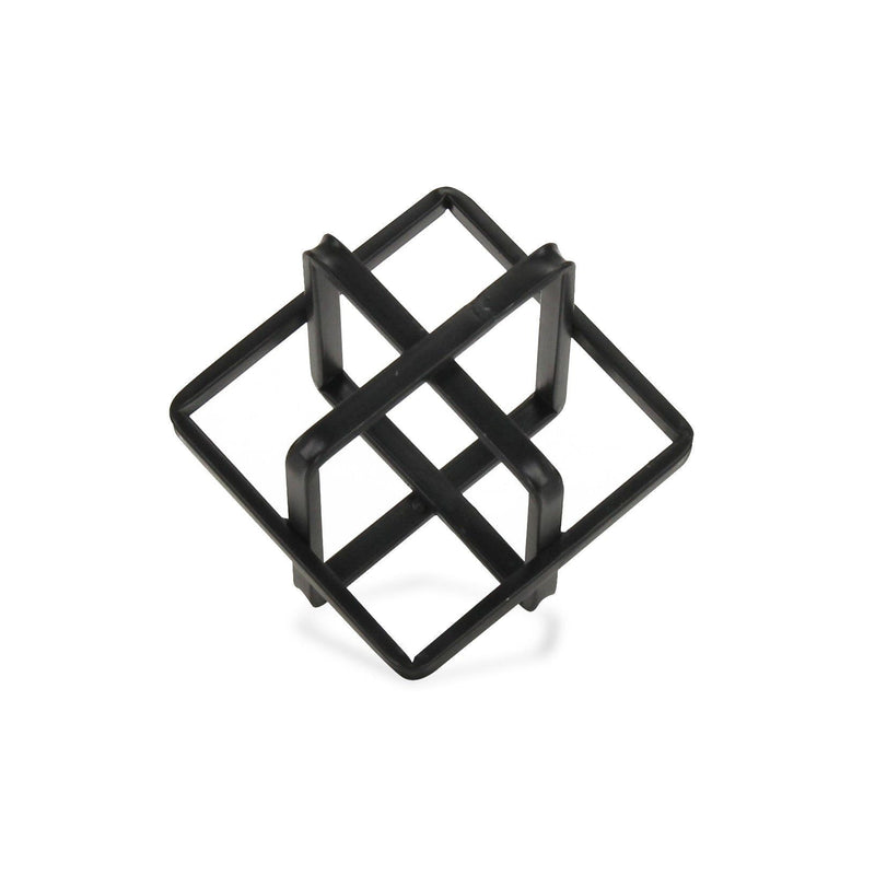 Metal Hand Painted Tabletop Sculpture - Black